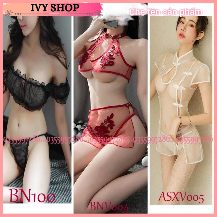 Đồ Ngủ Nữ Sexy Voan Xuyên Thấu Sẵn Hàng - ASXV005 BN100 BNV004 - Ivyshop