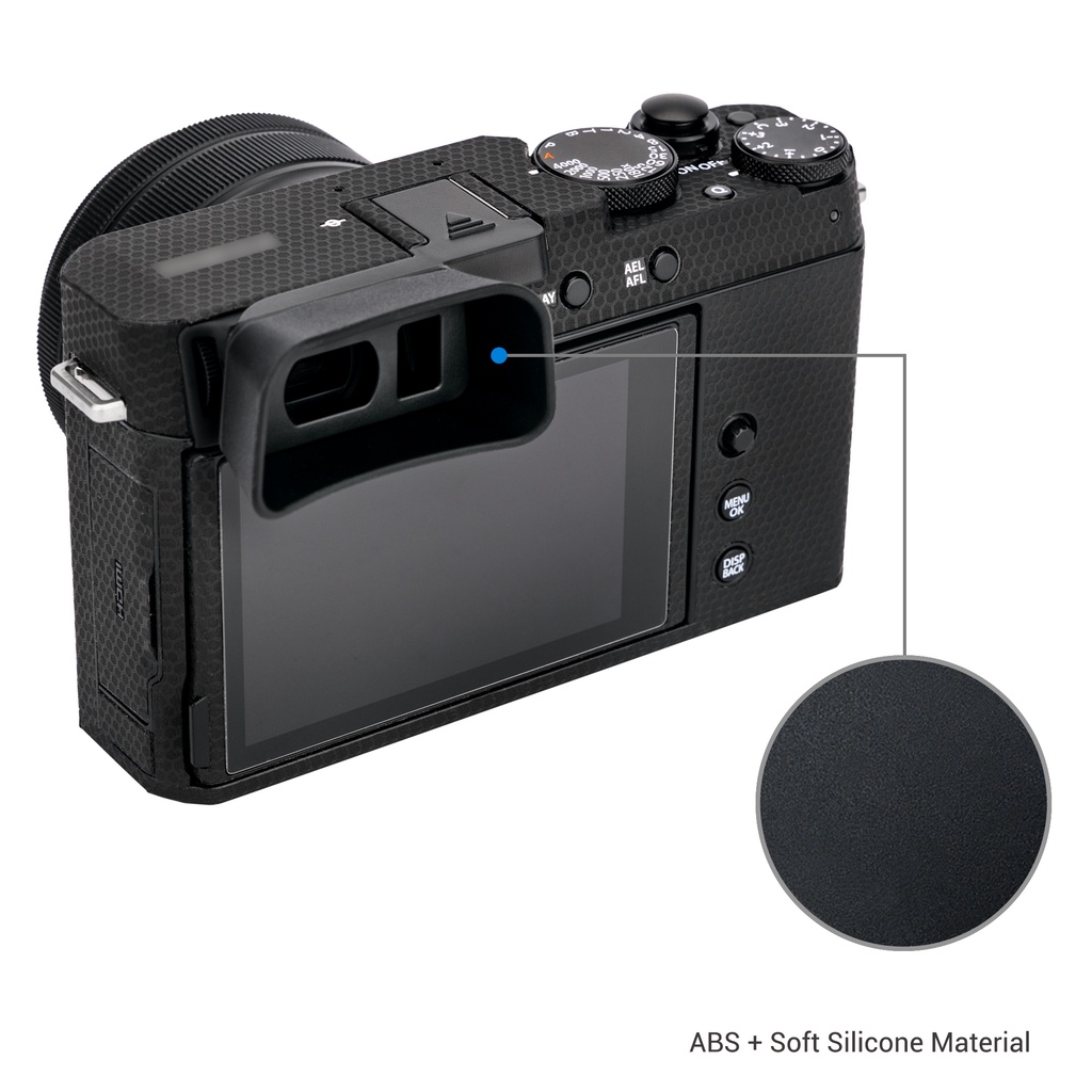 Ngàm Gắn Máy Ảnh Mở Rộng Bằng Silicone 2 Trong 1 KE-XE4 Cho Fuji Fujifilm X-E4 XE4