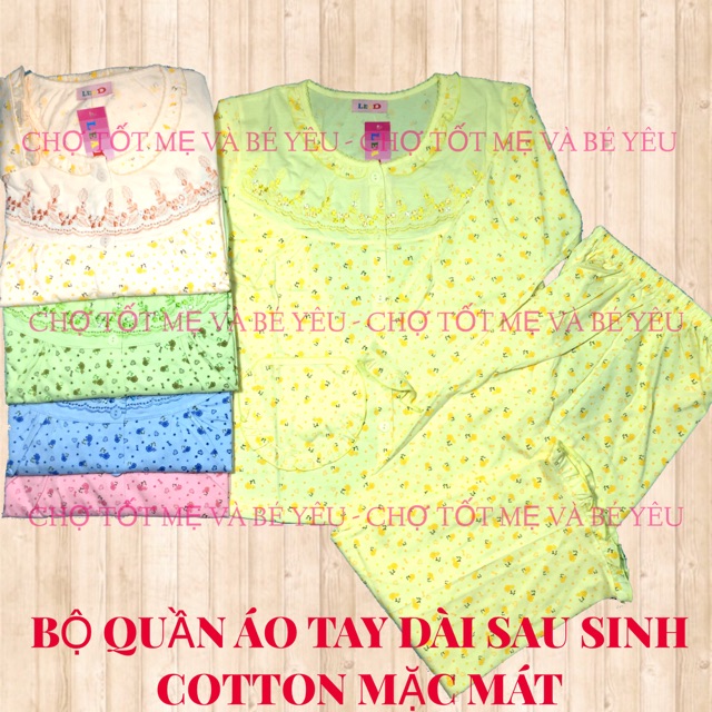 [CHẤT ĐẸP][ẢNH THẬT] BỘ TAY DÀI SAU SINH CHO MẸ