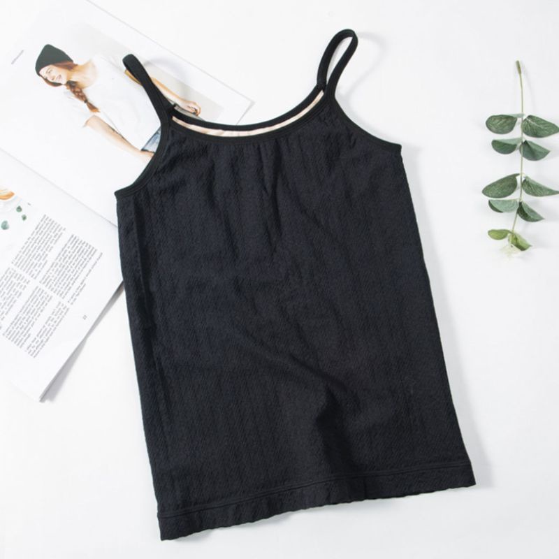 XIXI Áo Hai Dây Cổ Chữ V Bằng Vải Lông Dày Ấm Áp Thời Trang Mùa Đông Cho Nữ