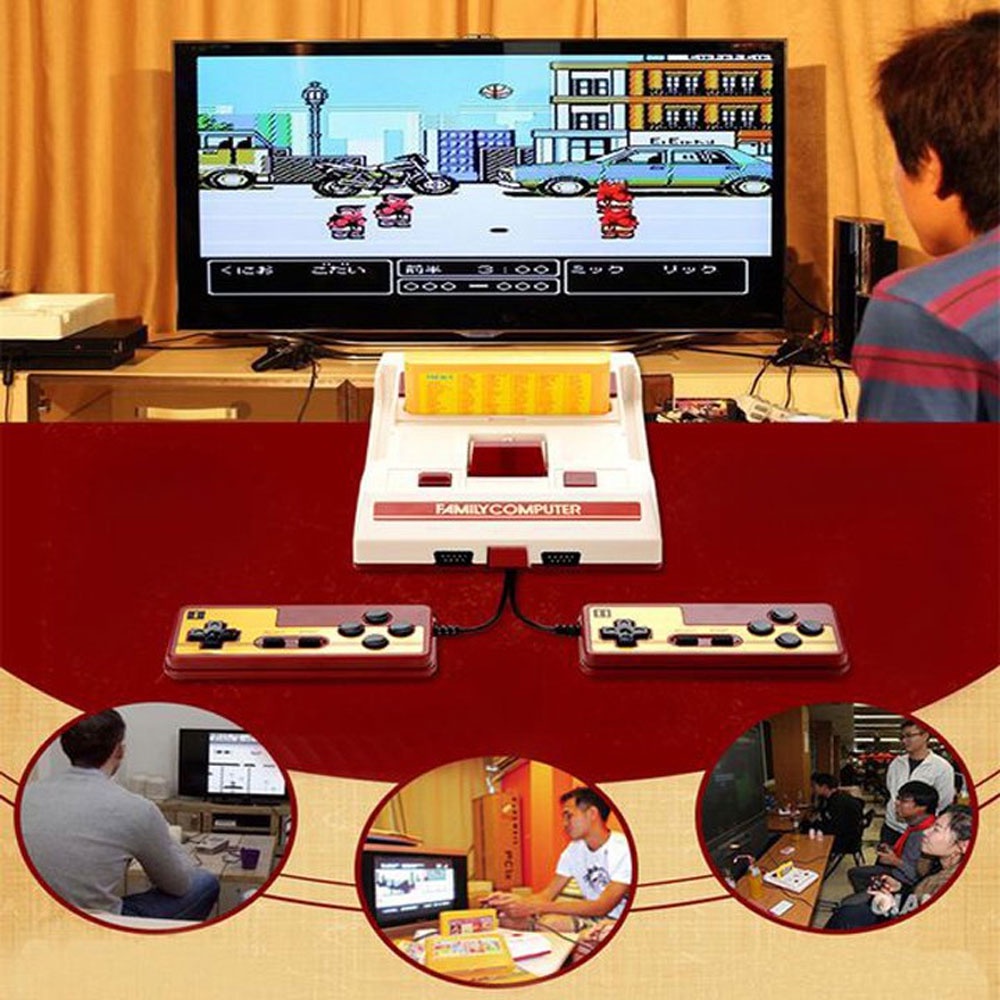 ⚡️Tặng Băng⚡️ Máy Chơi Game Kết Nối Ti Vi FC Compart - Tay Cầm Gamer Điện Tử 4 Nút