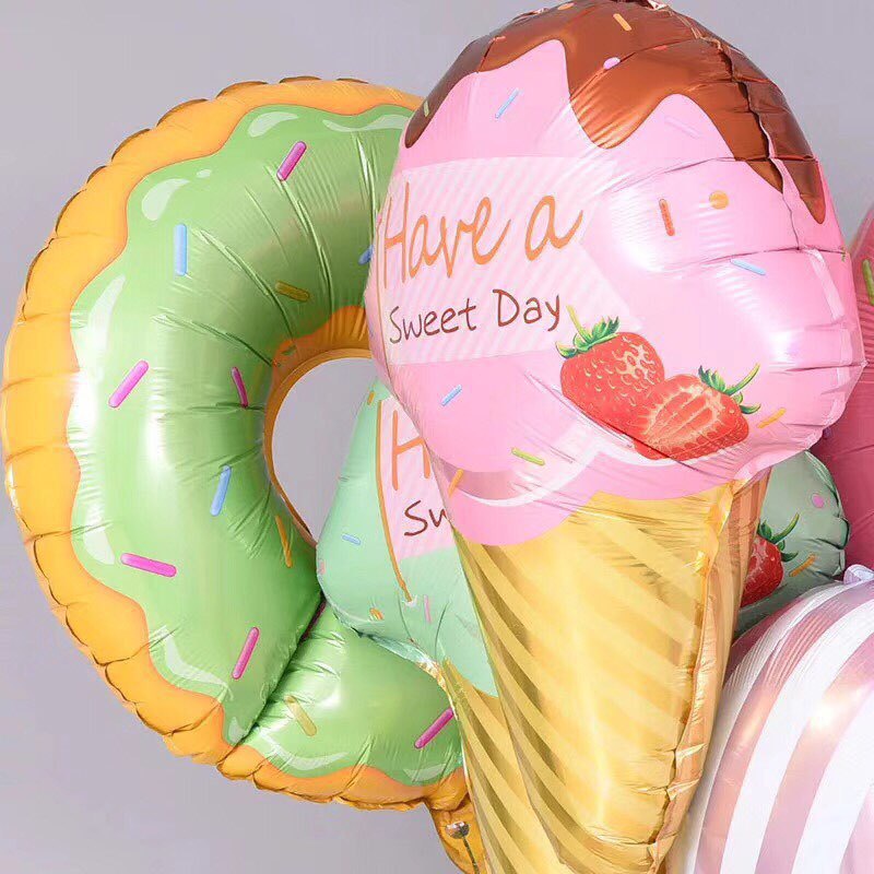 Bong bóng lá nhôm cầm tay hình bánh Hot Dog dễ thương trang trí tiệc sinh nhật cho bé