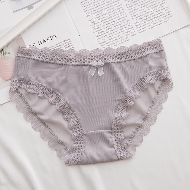 Quần lót ren lưới cạp vừa dáng basic | BigBuy360 - bigbuy360.vn