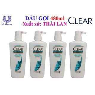 Dầu gội clear bạc hà thái lan 480ml