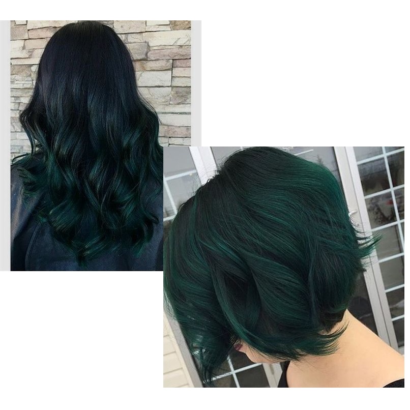 Thuốc Nhuộm Tóc Cao Cấp Karseell Italy Màu Rêu 4/222 Dark Green Hair Dye Cream