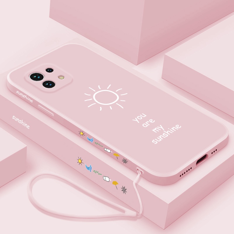 Ốp Điện Thoại Silicon Họa Tiết Mặt Trời Cho xiaomi mi 11 lite xiaomi 11t xiaomi 11 lite 5g ne xiaomi 11t pro Chống Sốc