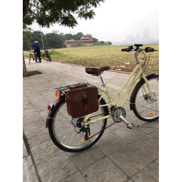 Túi Baga Da Cao Cấp Treo Sau Xe Đạp