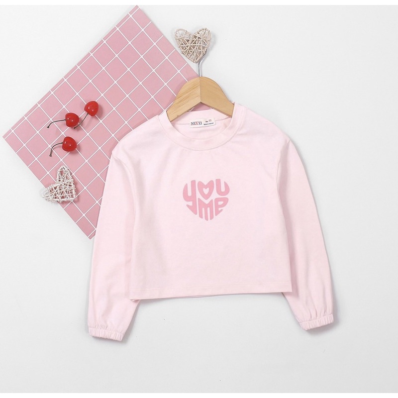 Áo thun dài tay form lửng Nexxi, size đại.