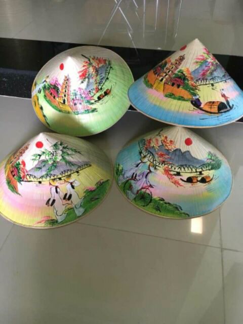 Nón lá vẽ size người lớn