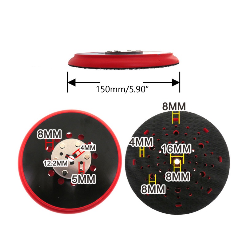 Miếng Chà Nhám 6 Inch 72 Lỗ Cho RSM6045