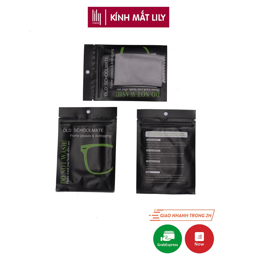 Khăn nano chống sương mờ kính khi đeo khẩu trang Lilyeyewear