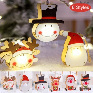 Đồ Trang Trí Giáng Sinh Hình Ông Già Noel Người Tuyết Tuần Lộc Bằng Gỗ