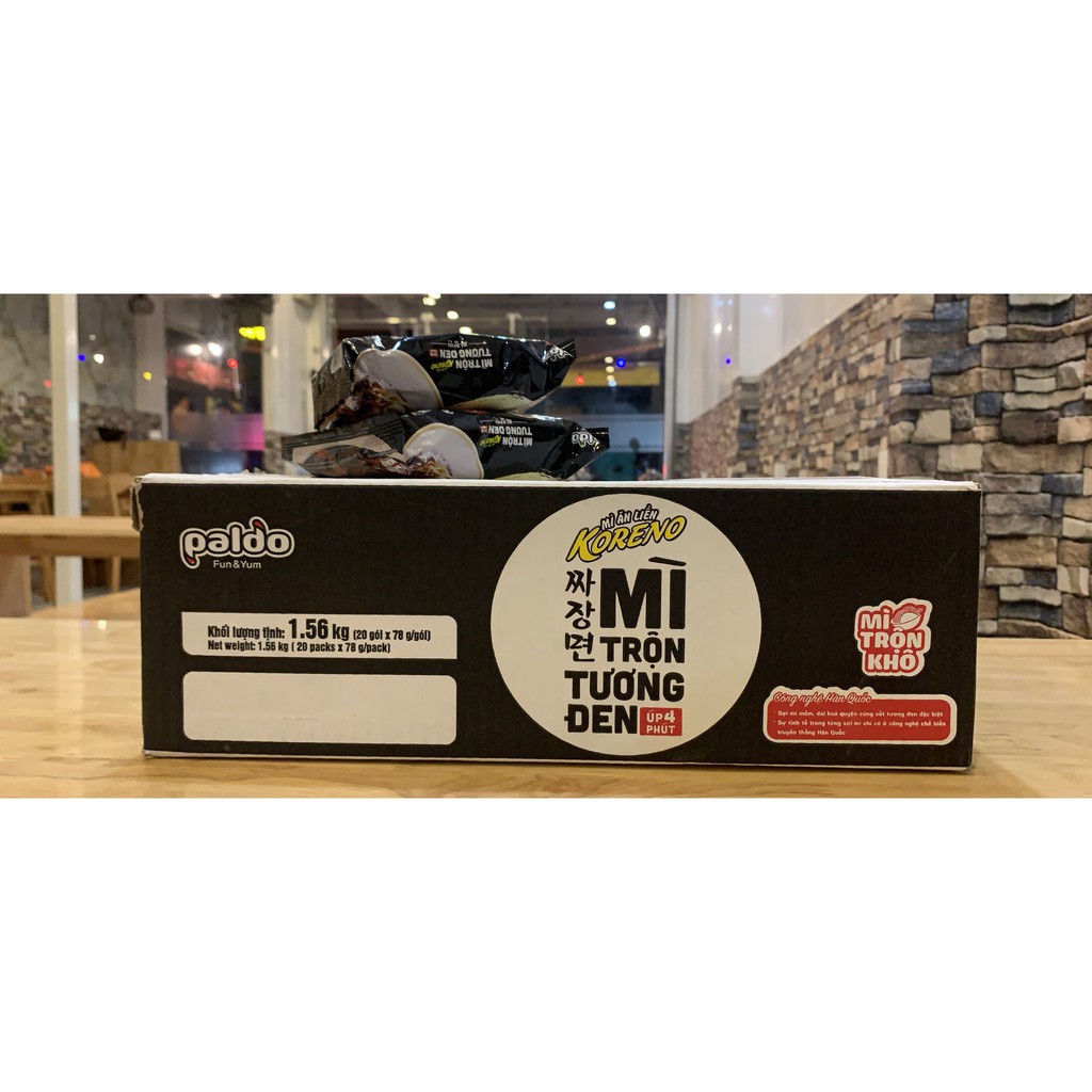 MÌ TRỘN TƯƠNG ĐEN KORENO thùng 20 gói | BigBuy360 - bigbuy360.vn