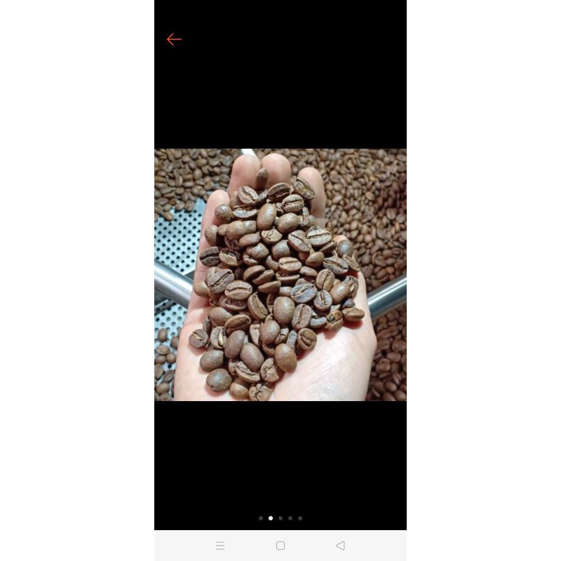 1kg cà phê Robusta rang mộc nguyên chất 100% giá rẻ