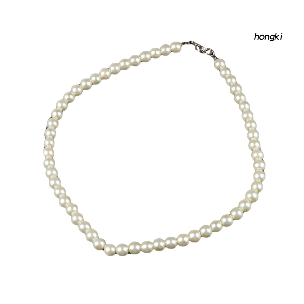 Vòng cổ chuỗi ngọc trai 8mm thanh lịch cho nữ