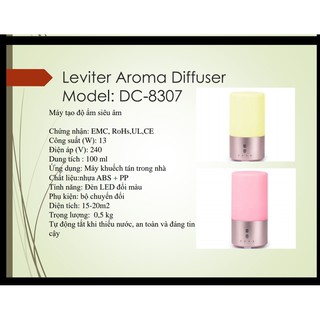 Máy khuếch tán xông tinh dầu Leviter DV DC-8307