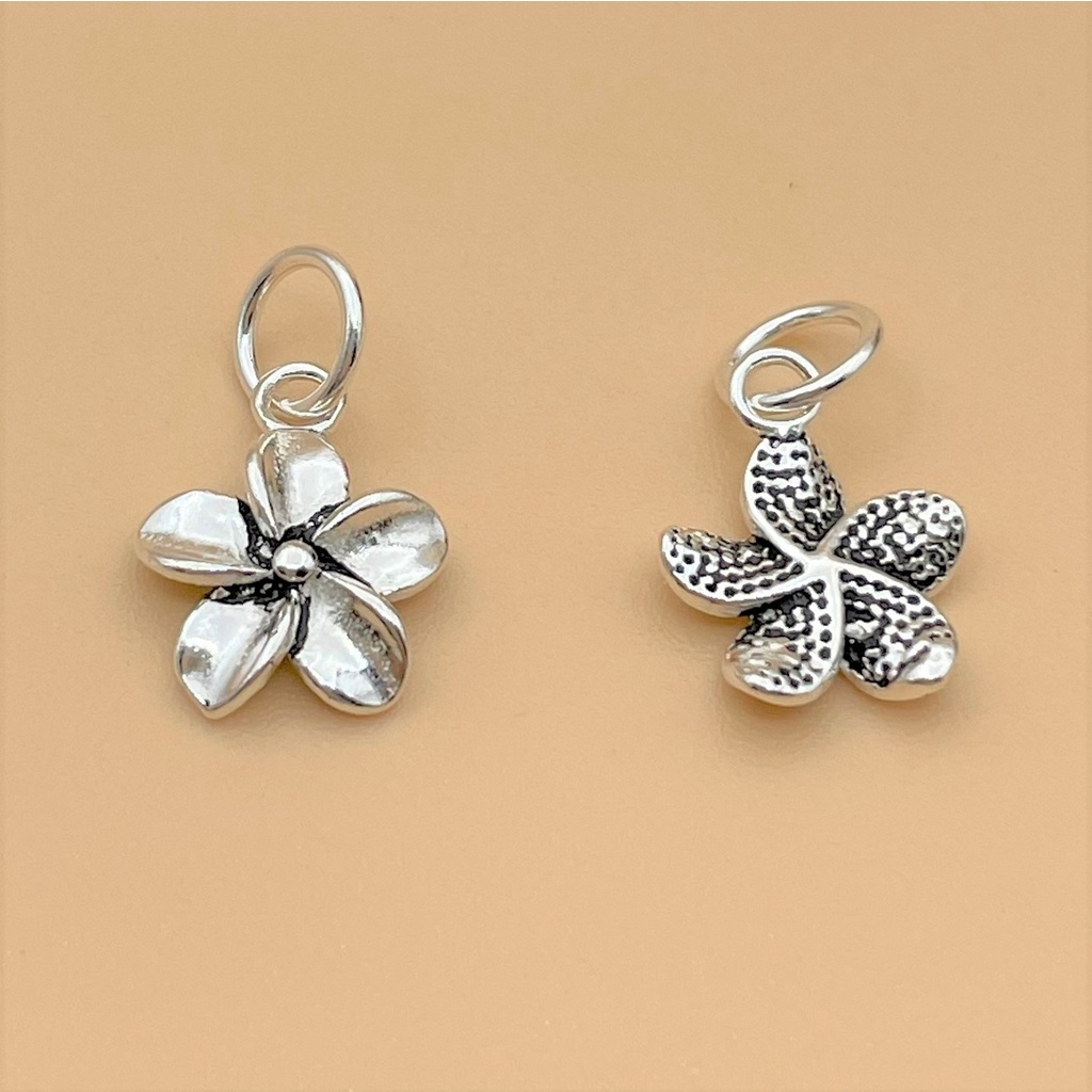 Charm móc treo hoa lan 5 cánh - Charm bạc 925 - Mã CA080 CB357