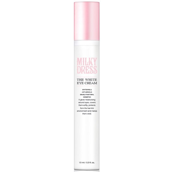 Milky Dress Kem chữa thâm mắt & Xóa mờ nếp nhăn vùng mắt The White Eye Cream (15ml)