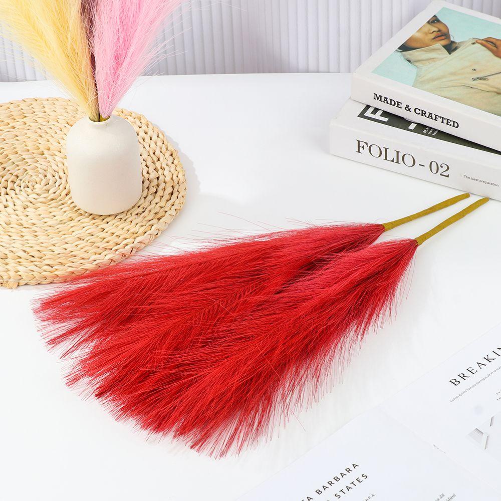 SUENIN 2 Bó Hoa Pampas Giả Trang Trí Tiệc 45cm