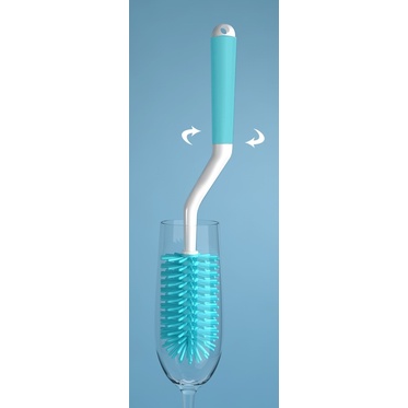 Cọ bình sữa Silicon  CAO CẤP có tay cầm xoay 360 độ dùng cho mọi loại bình