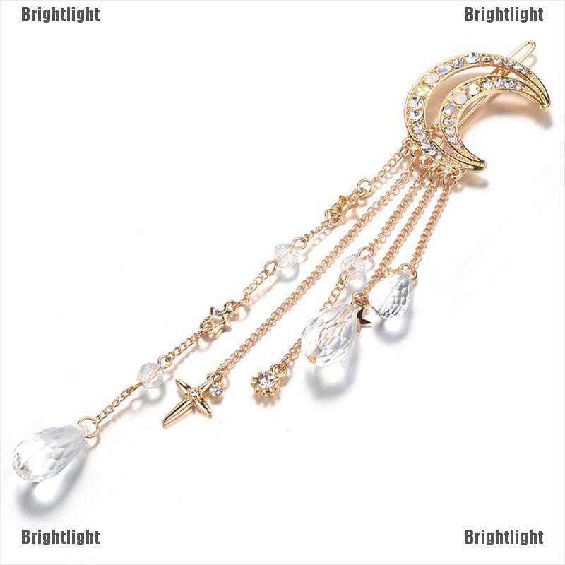 Kẹp Tóc Hình Mặt Trăng Thời Trang Thanh Lịch Cho Nữ