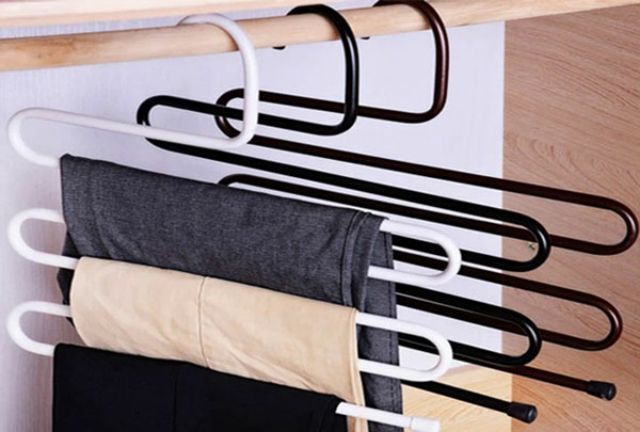 [FREESHIP] Móc Treo Quần Áo 5 Tầng Thông Minh Tiện Lợi