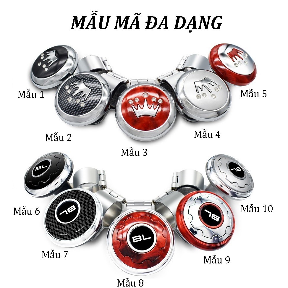 Thiết bị con quay 360 độ trợ lực vô lăng xe hơi ô tô dễ dàng thao tác bánh lái gắn đá sang trọng