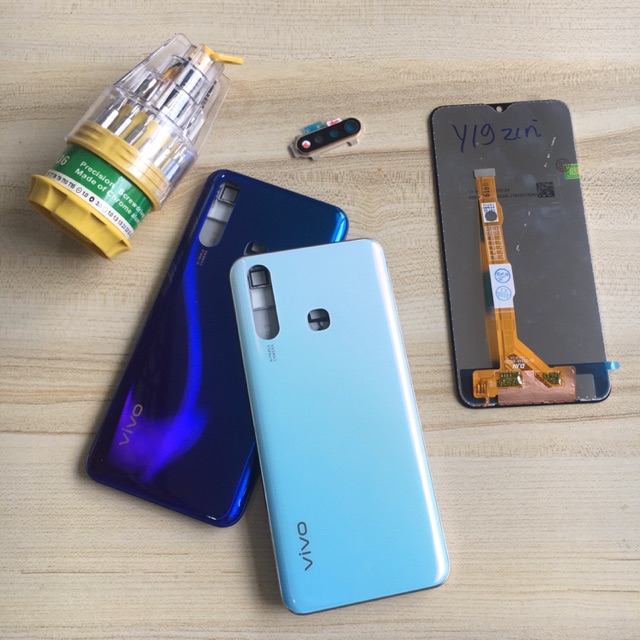 Combo Bộ Vỏ Sườn + Màn Hình Vivo Y19 Kèm Kính Camera Zin Hàng Cao Cấp ( tặng bộ vít đa năng)