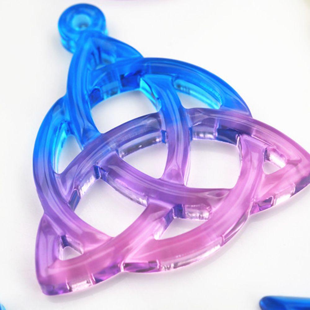 JONYE Khuôn Silicone Làm Mặt Vòng cổ Hình Ngôi Sao Sáu Cánh