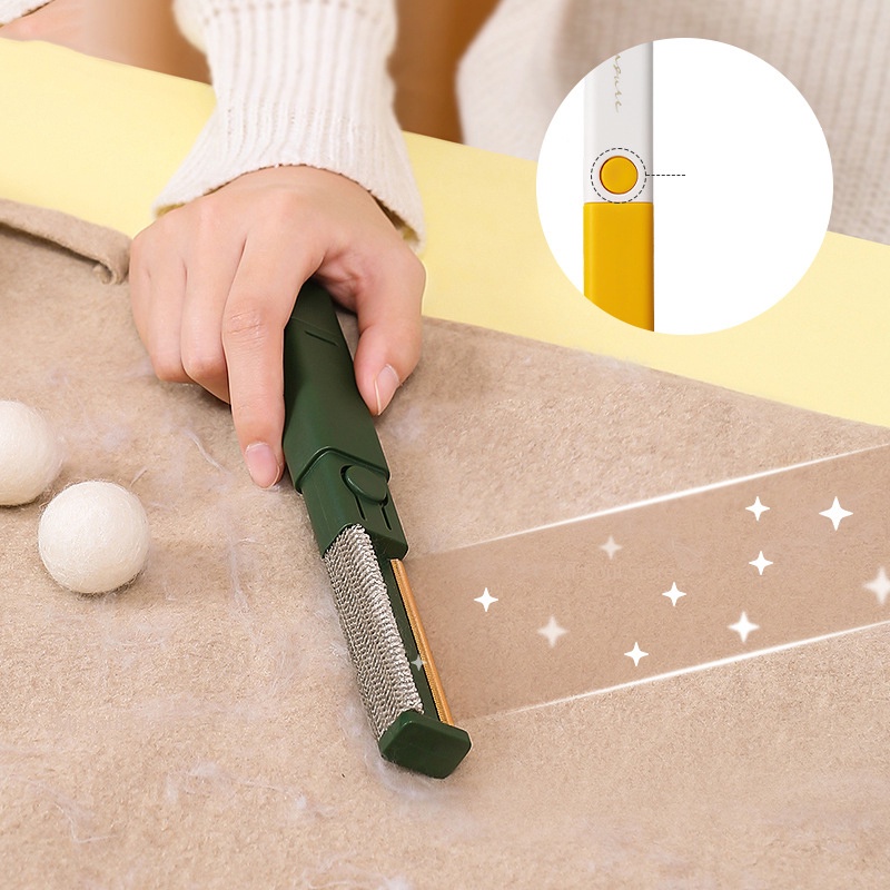 Dụng Cụ Loại Bỏ Lông Xơ Vải Chống Tĩnh Điện Với Tay Cầm Dài Tiện Dụng