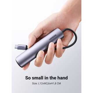 Bộ chuyển đổi USB-C sang 2*USB 3.0+HDMI+RJ45 Ugreen ( 10919)