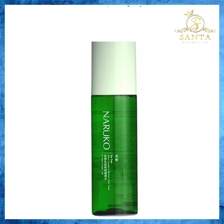 Nước hoa hồng Naruko Tea Tree Shine Control & Blemish Clear Toner 150ml chiết xuất tràm trà dành cho da mụn