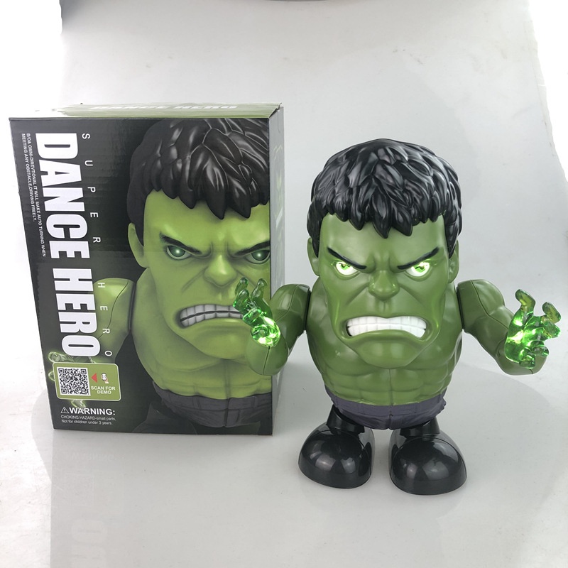 [Sẵn] Robot Siêu Anh Hùng MARVEL, Spiderman, Batman, Captain, Ironman, Người khổng lồ xanh Hulk, Robot nhảy theo nhạc