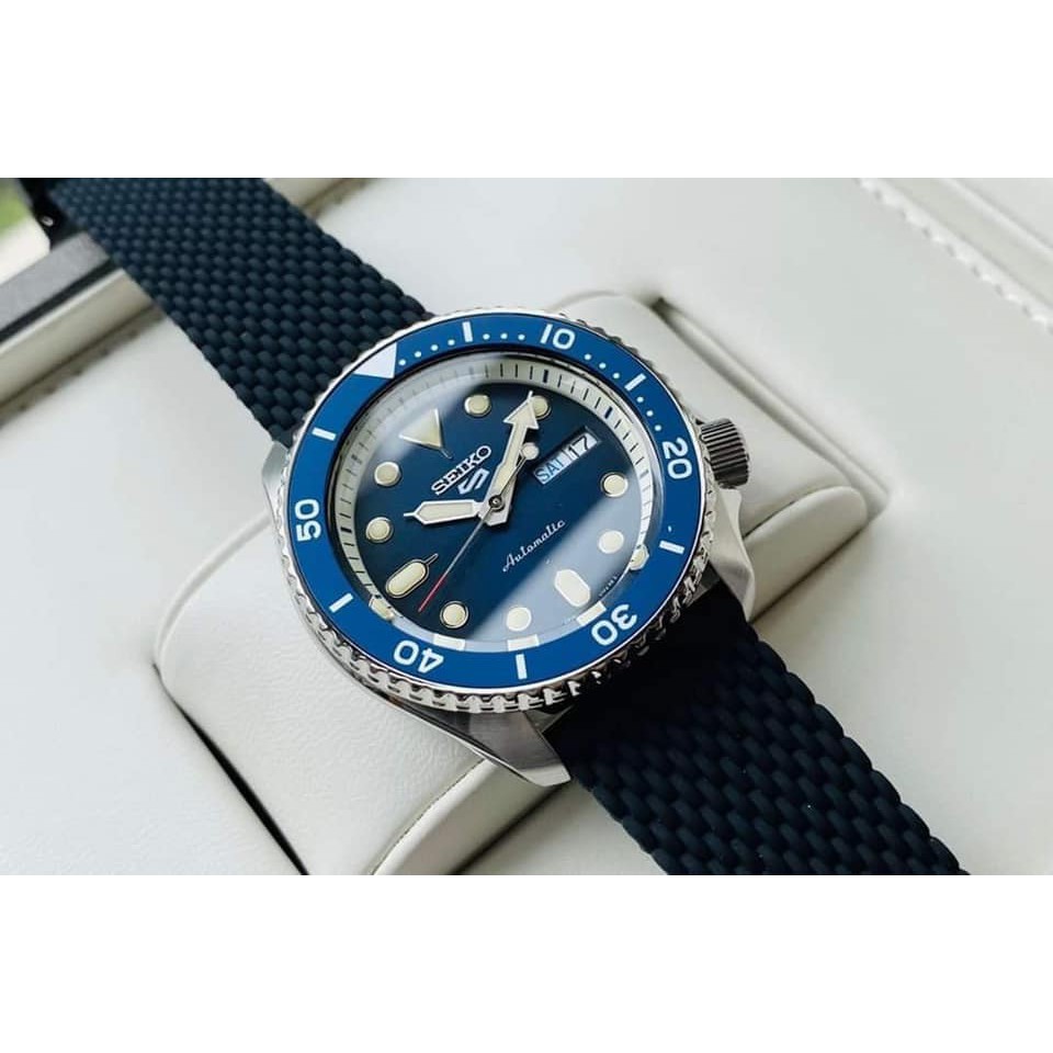 Đồng hồ nam Seiko SRPD71K2 Automatic Blue Beige