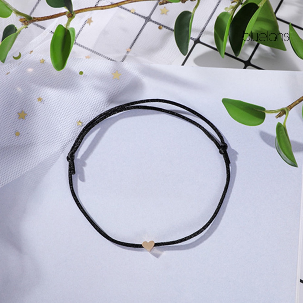 Vòng Tay May Mắn Mặt Hình Trái Tim Thời Trang Cho Nữ