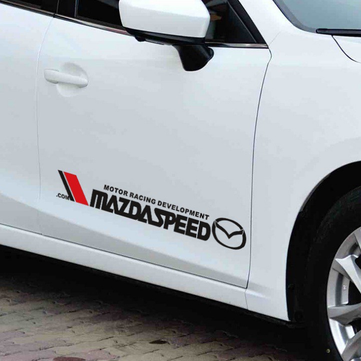 Tem dán cửa xe ô tô Mazda