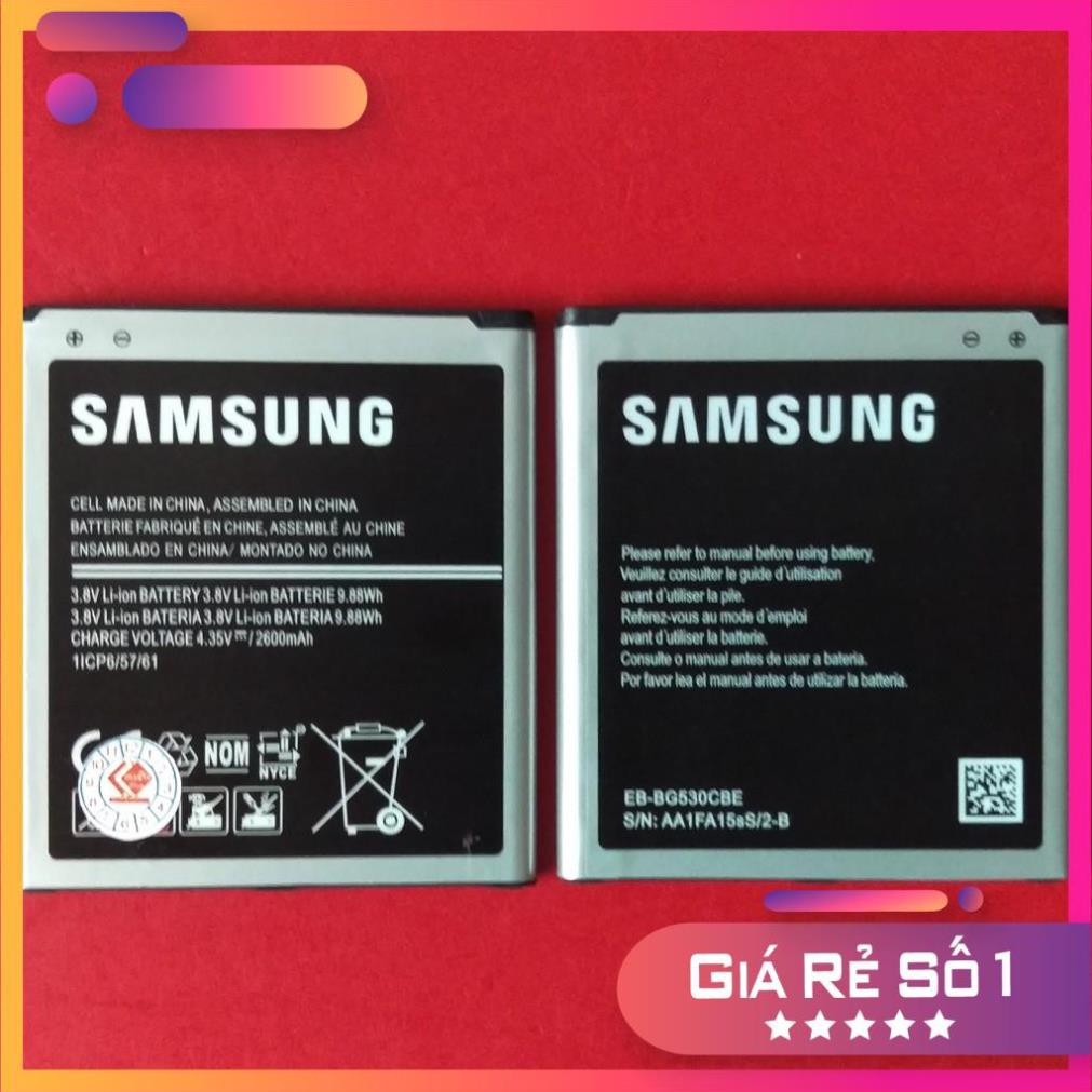 Free ship  Pin Samsung Galaxy Grand Prime G530, J3, J5, J2 Prime, BG530CBE (Xám) - Hàng Nhập Khẩu ZIN Chính Hiệu