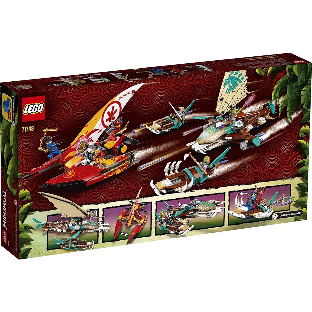 Đồ chơi LEGO 71748 Ninjago trận chiến trên biển Catmaran