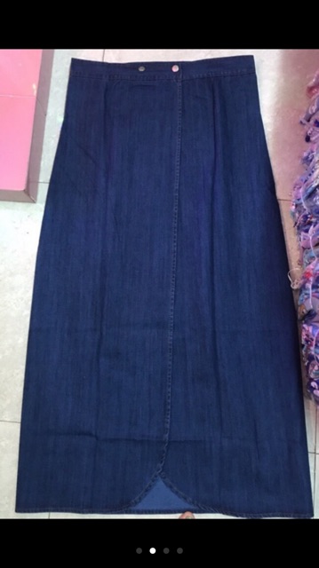 Váy chống nắng jean dạng nút và dán | BigBuy360 - bigbuy360.vn