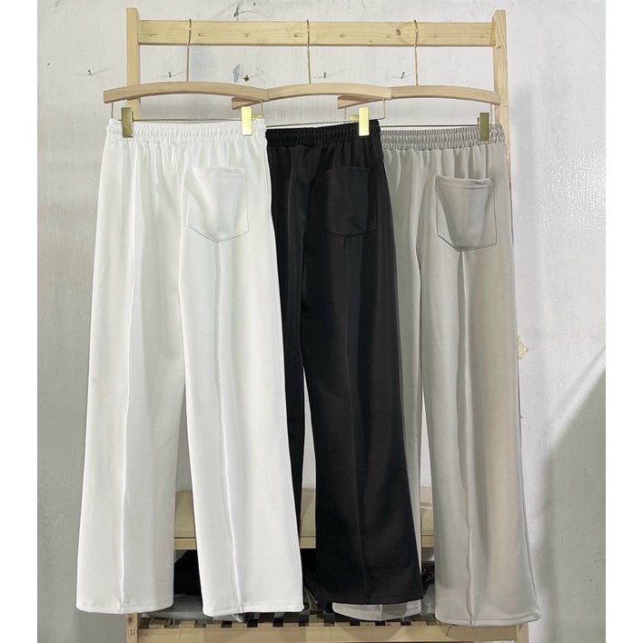 Quần ống rộng ullizang Lưng cao hách dáng siêu đẹp (Ảnh thật)