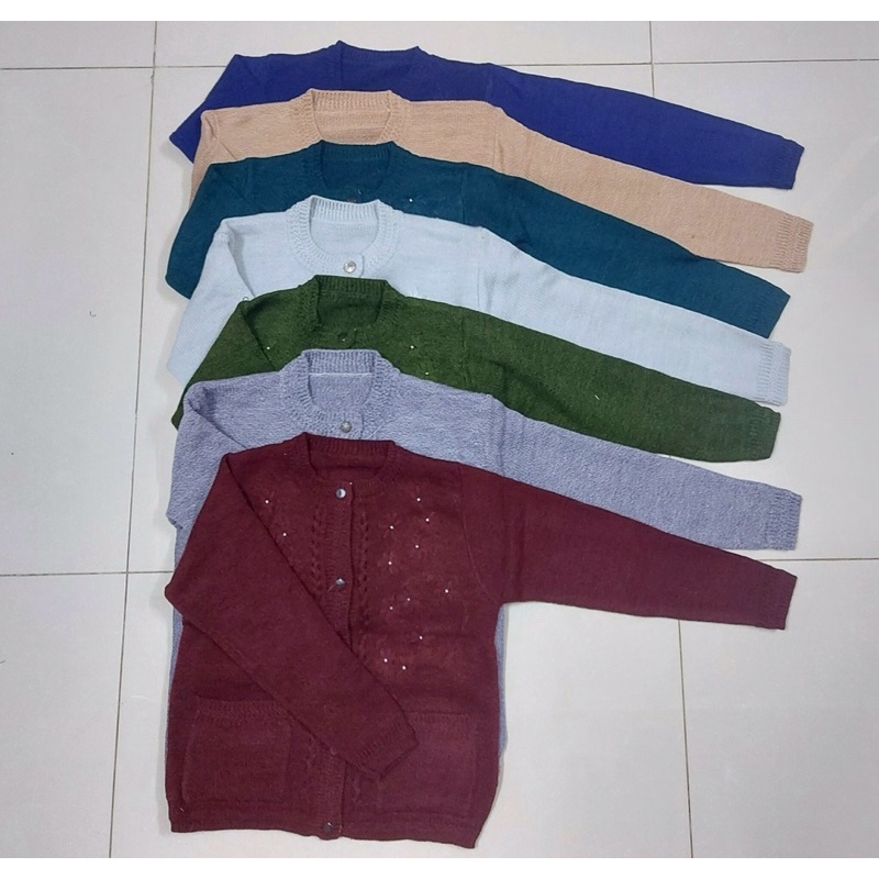 Áo len bà già tay dài