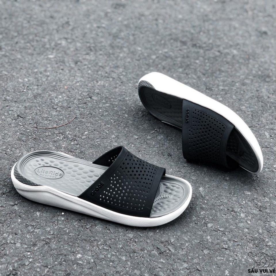 Dép lê cross nam nữ quai ngang literide đẹp nhiều màu sắc MAIS22331 dep crocs