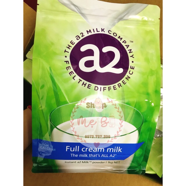 Sữa tươi dạng bột A2 1kg (Fullcream/Skim Milk)