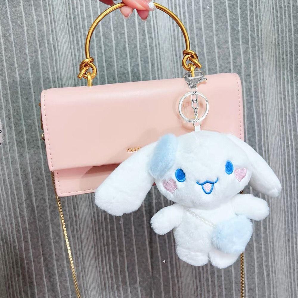 AUGUSTINA Móc Khóa Hình Chú Chó Cinnamoroll Hoạt Hình Đáng Yêu
