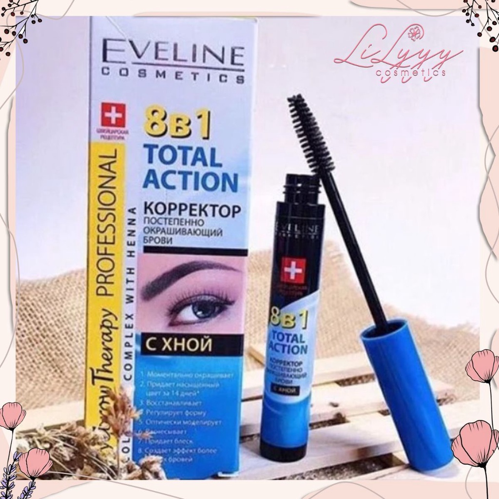 🔥 [ SIÊU HOT ] Dưỡng Chân Mày 8B1 Eveline Total Action Eyebrow Therapy  -  LiLyyy.Cosmetics 💥