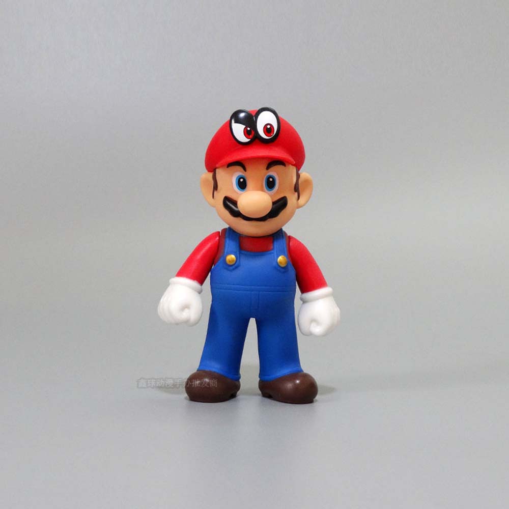 Mô Hình Nhân Vật Game Mario Bằng Pvc Nhiều Màu Trang Trí