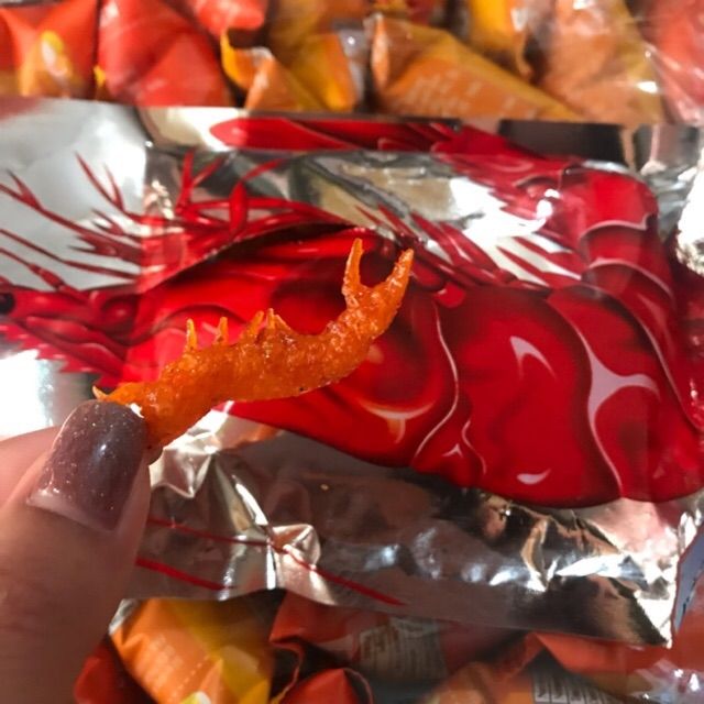 10 gói tôm hồm biển dẻo cay