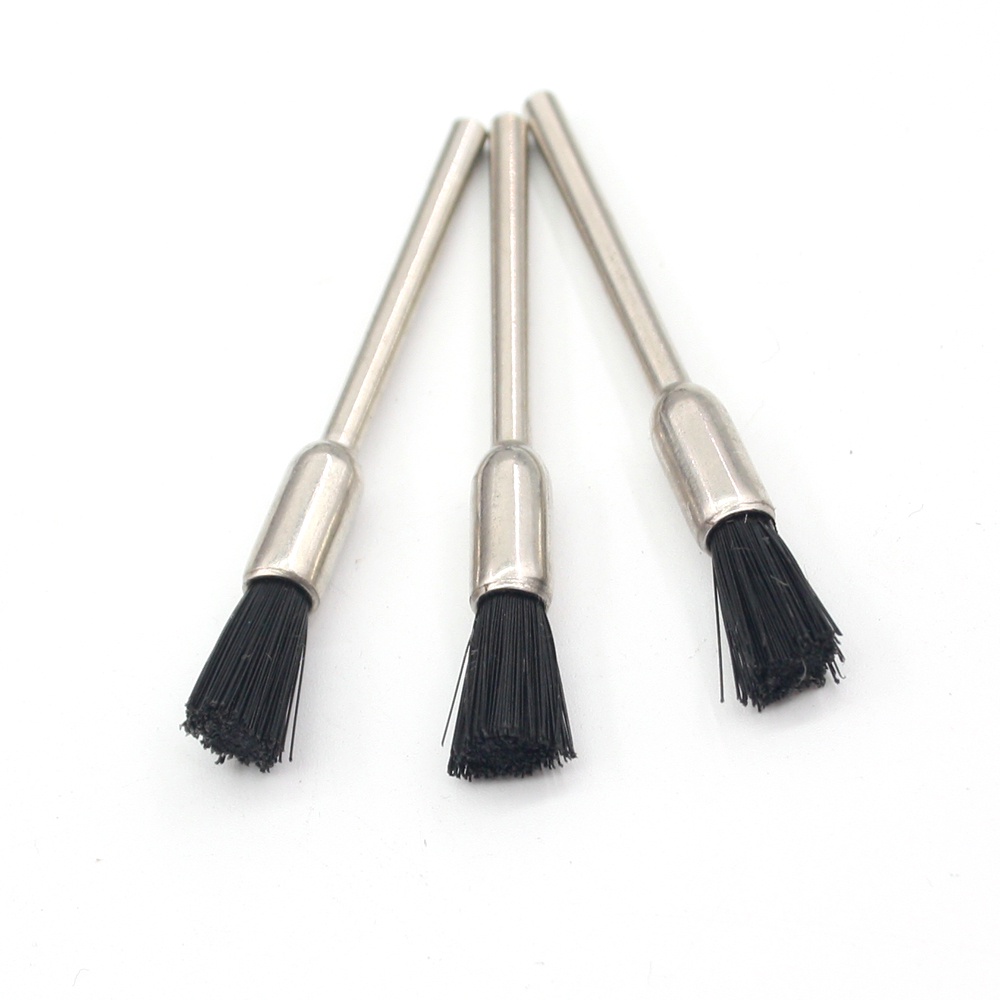 Bộ 9 Đầu Cọ Đánh Bóng Sợi Nylon 3mm Cho Máy Mài Điện