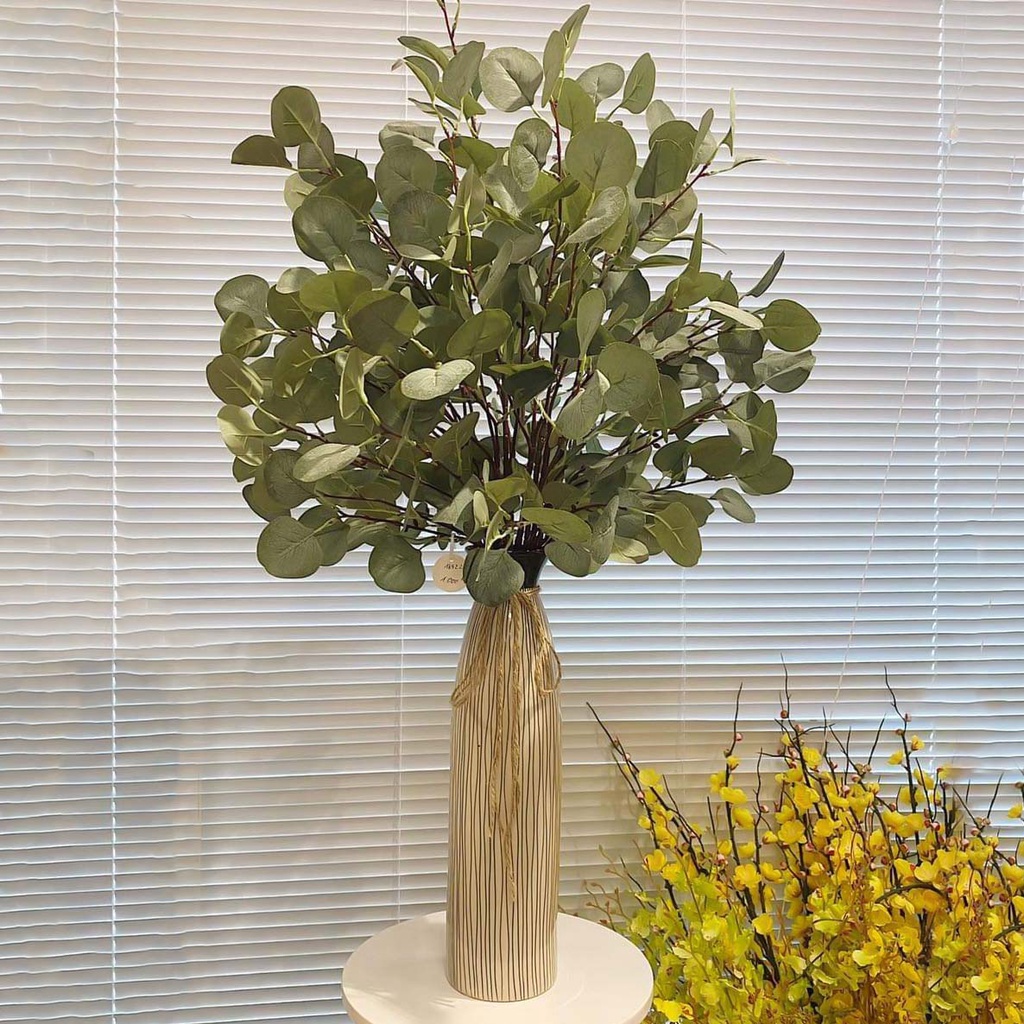 Lọ gốm sứ Bát Tràng cao 45 cm cắm đào đông, tuyết mai - Bình hoa decor trang trí nhà đẹp