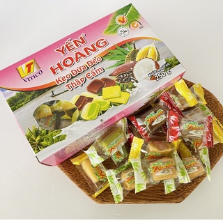 Kẹo dừa dẻo thập cẩm yến hoàng 250g - đặc sản bến tre